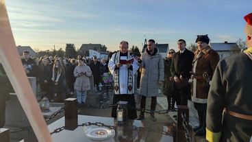 Spoeczno gminy Wierzchlas uczcia pami Wiktora Psarskiego, bohatera dwch powsta 